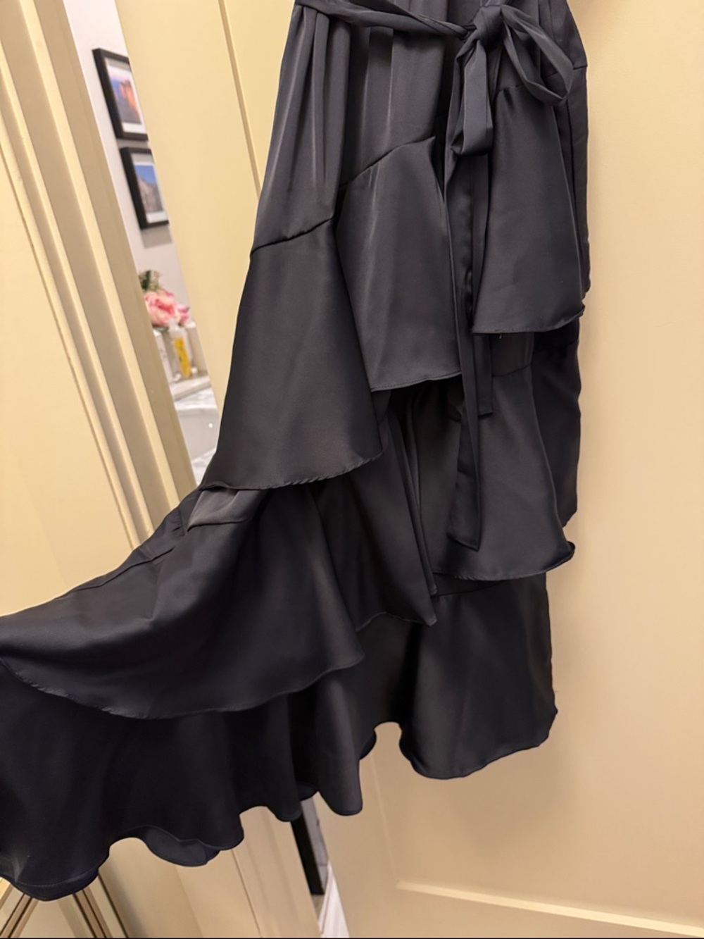 Petal and Pup Navy Seychelles Ruffle Tiered Midi Dress - Picture 6 of 6